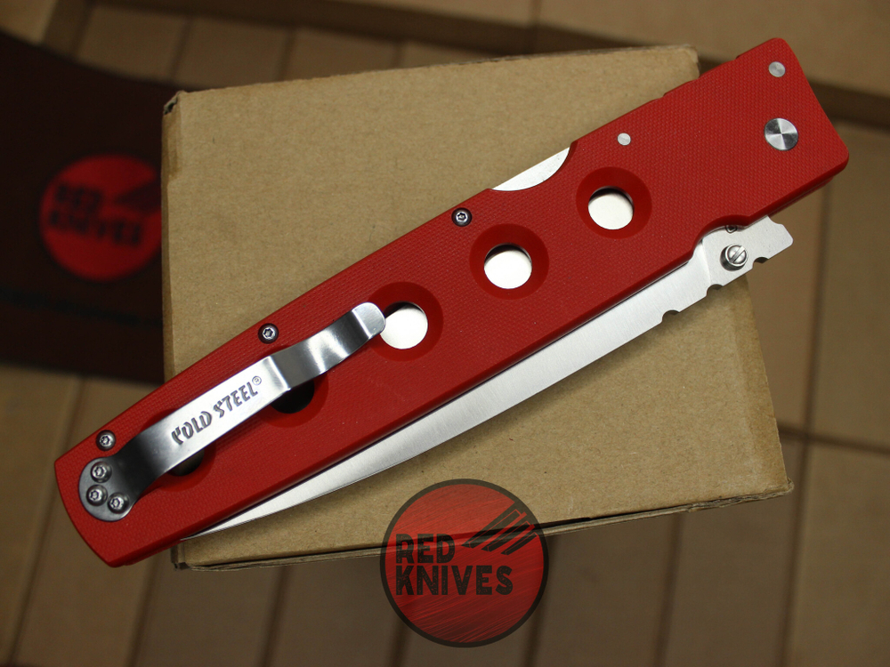 Нож Cold Steel Hold Out 6 (XL) - красня рукоять G10