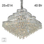 Citilux NAIAD CL315191 Люстра хрустальная подвесная Хром