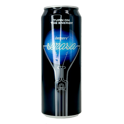 Serasa Энергетический Напиток с Газом 0,45л ж/б