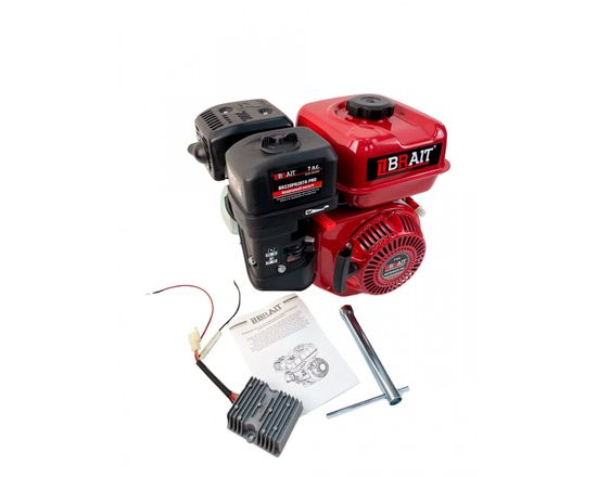 Двигатель бензиновый "BRAIT" BR220PR207A PRO (7 л.с., редуктор и автомат. сцеп.)