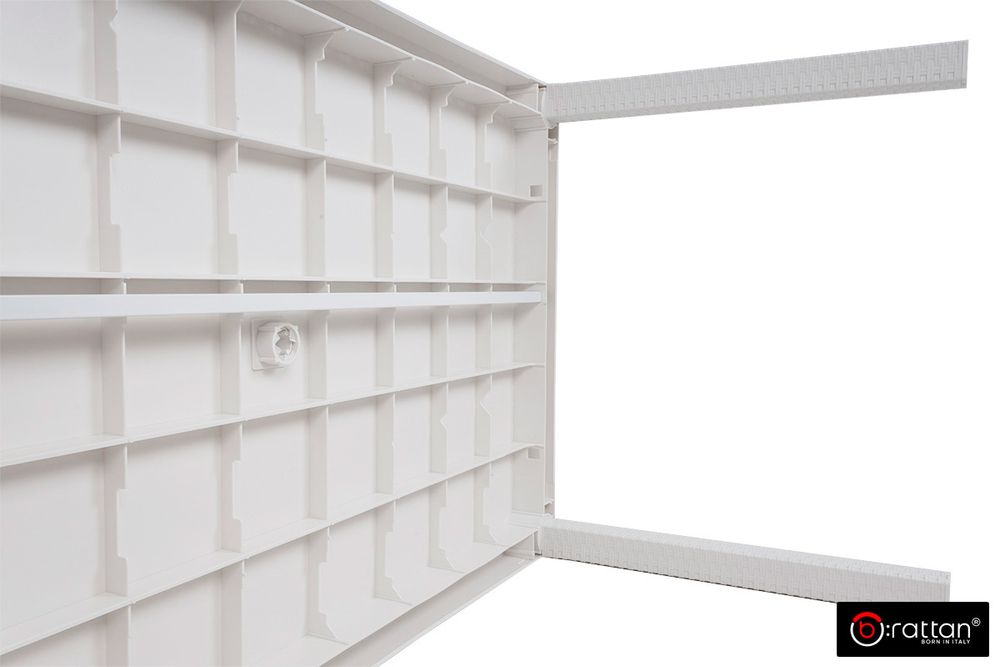 Стол B:rattan Houston 1500*900мм, белый