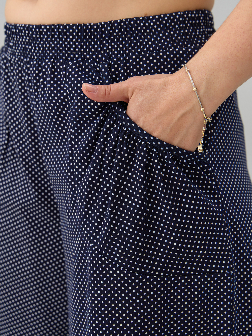 Юбка-шорты Ю-004/горох-мелкий