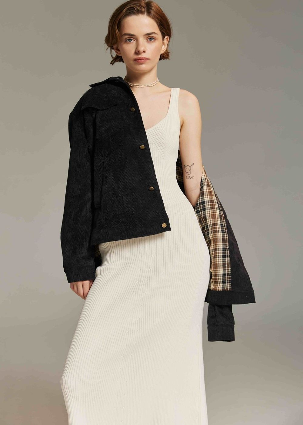 Куртка Called a Garment Corduroy work Угольно-черная