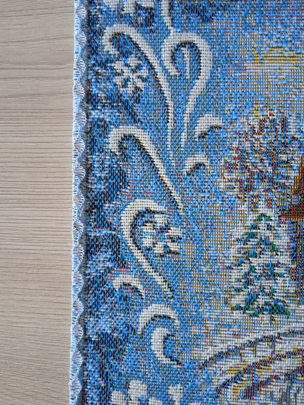 Набор декоративных гобеленовых салфеток Мороз 6шт 25х25 см