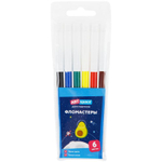 Фломастеры 6цв. ПВХ "Космические приключения" (Спейс)