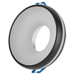 Встраиваемый светильник декоративный ЭРА DK100 BK MR16 GU5.3 черный | Декоративные встраиваемые светильники