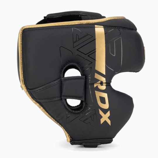 Боксёрский шлем RDX F6 золотой