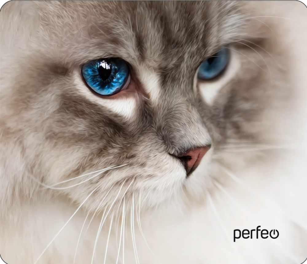 Perfeo Коврик для компьютерной мыши &quot;Cat&quot;, Рис.16 (240*200*2 мм), ткань+резиновое основание