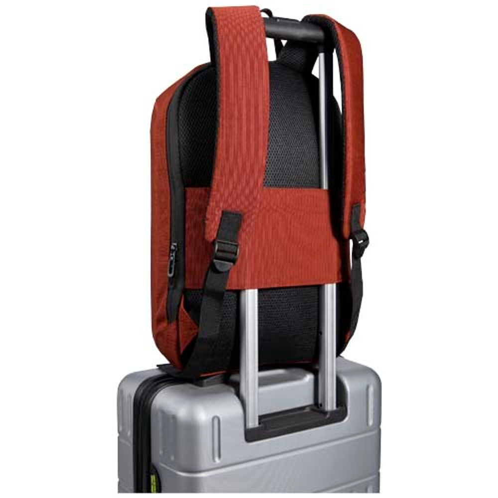 Рюкзак Luma для ноутбука с диагональю экрана 15 дюймов с защитой от кражи объемом 10 л из материала, переработанного по стандарту GRS