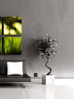 Розетка 1-м СП AtlasDesign 16А IP20 с заземл. механизм карбон SE ATN001043