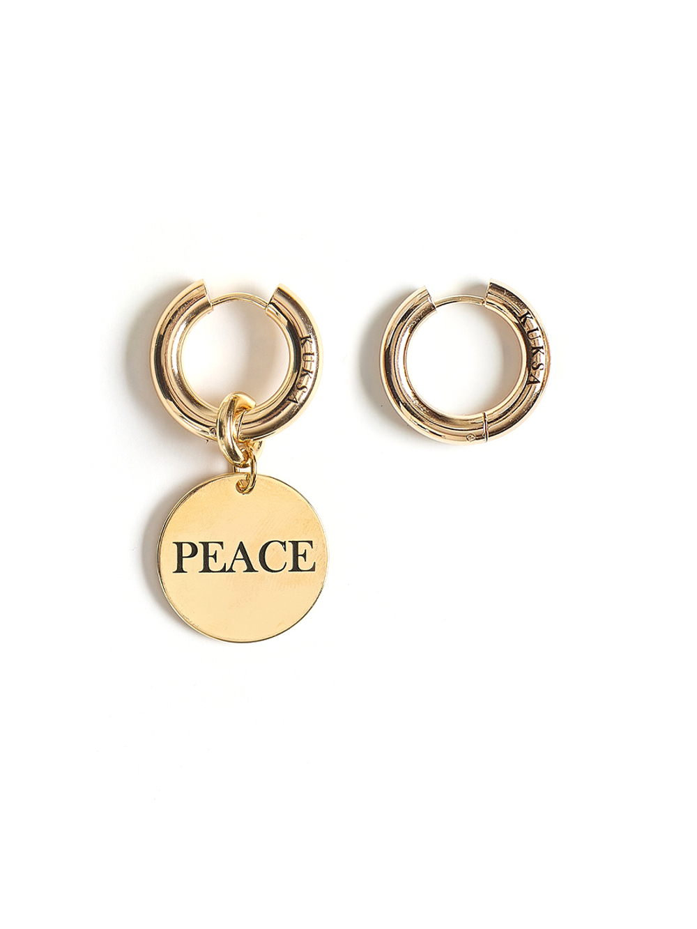 Серьги "Peace" Gold