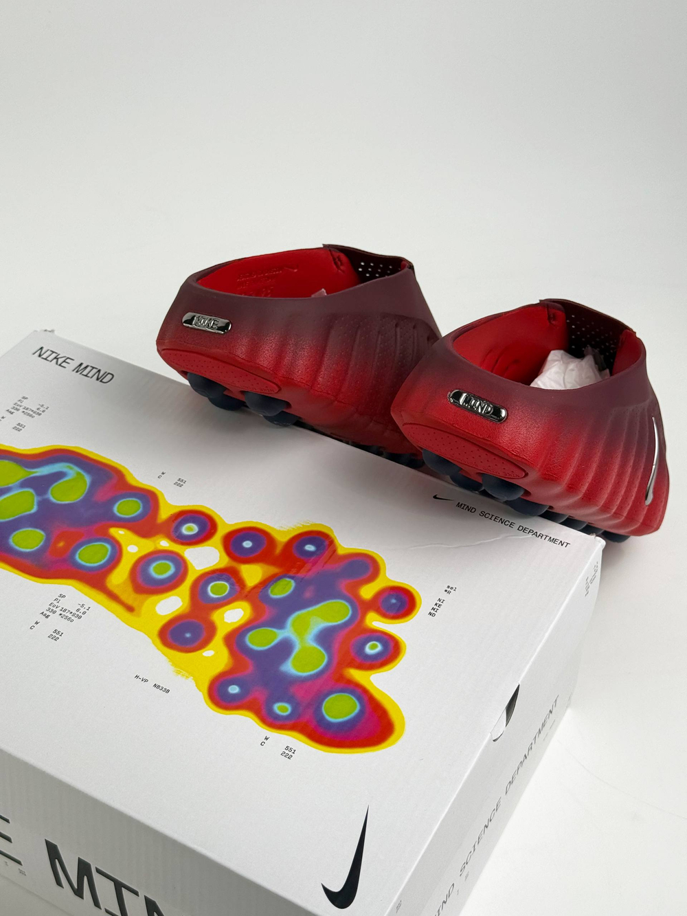 Тапочки Nike Mind 001 #B295 (красн.)