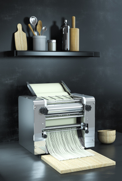 Электрическая машина для раскатки теста - лапшерезка AKITAJP RSS-350C промышленная