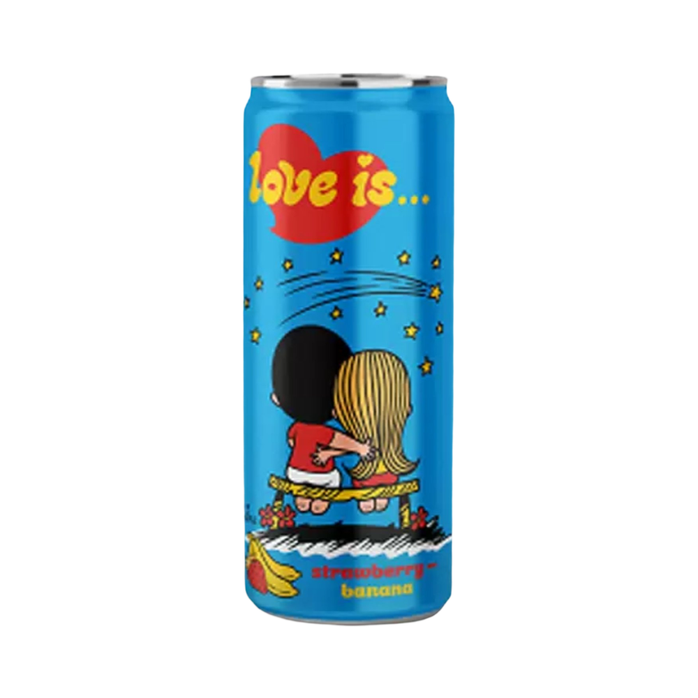 Напиток "Love Is" клубника-банан 0.33л