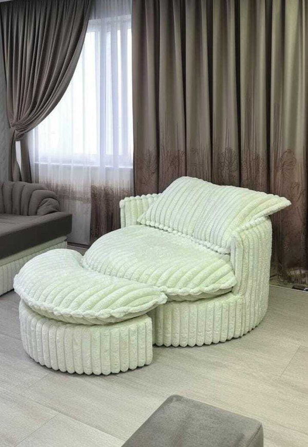 Набор кресло и пуф Наоми