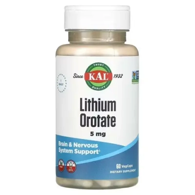 Витамины KAL Lithium Orotate 60 капсул
