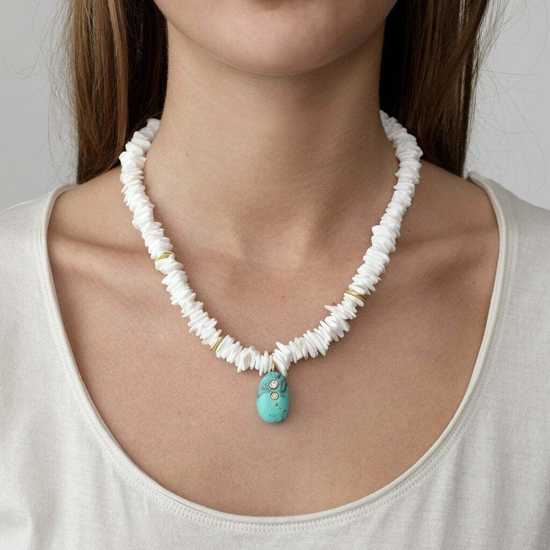 Pebble Bleach Necklace