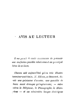 L'Êve future | Comte de Villiers de L'Isle-Adam