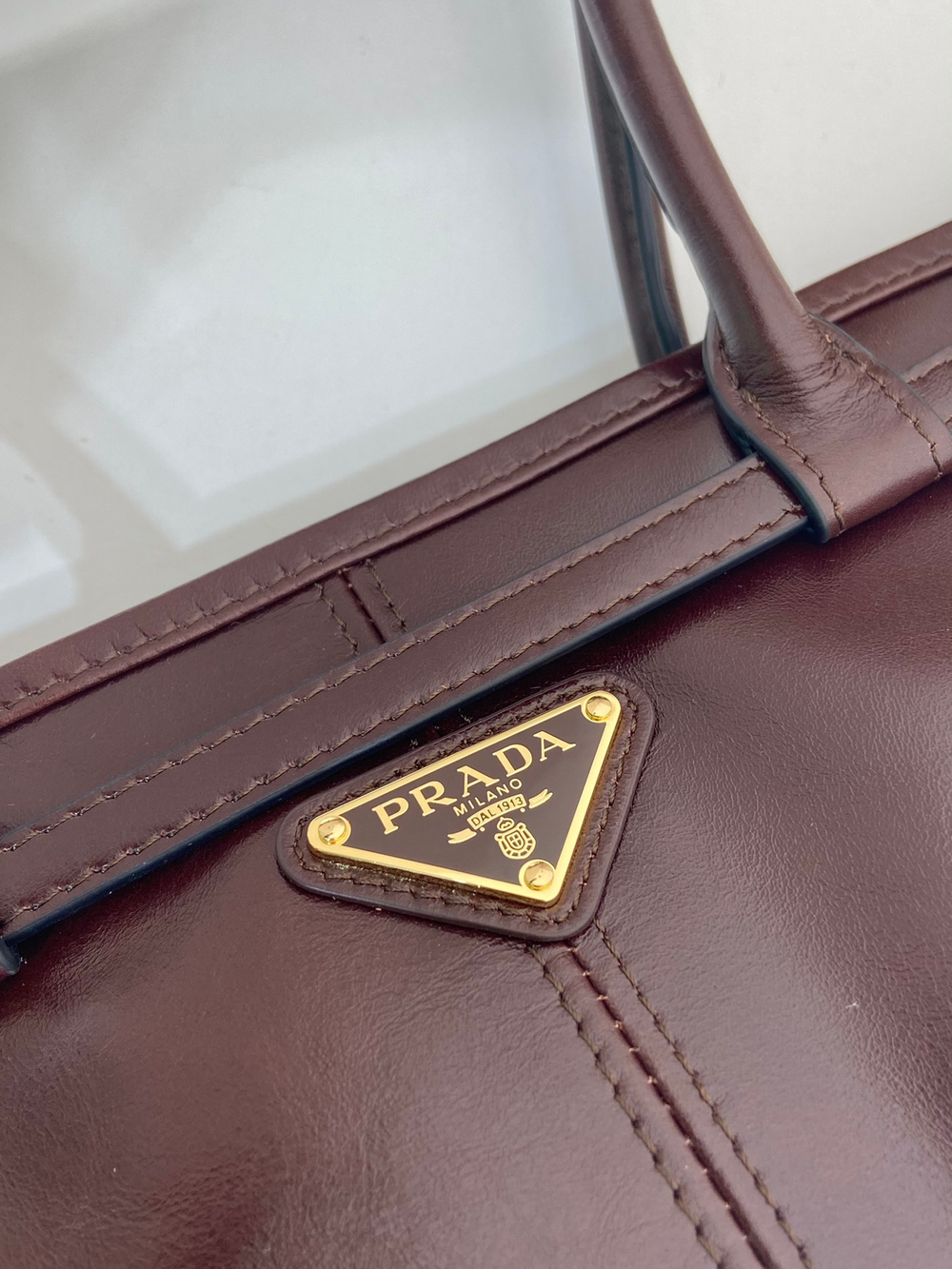 Prada Medium Leather Handbag 32 cm
