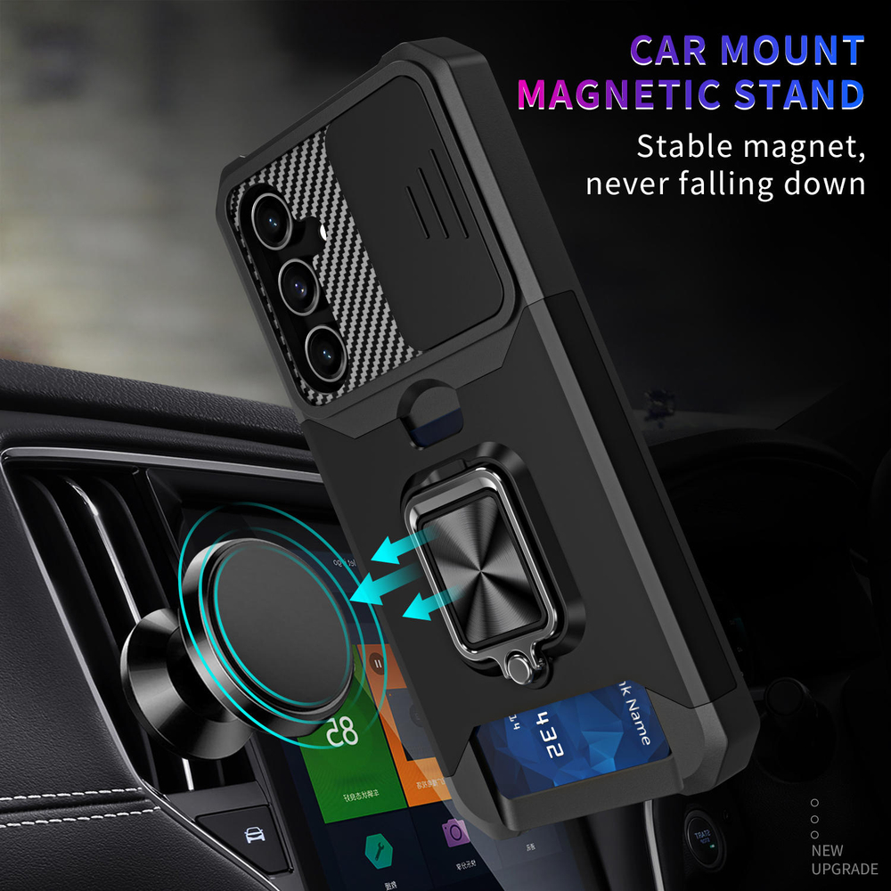 Противоударный чехол Сard Reader Case для Samsung Galaxy S23 FE