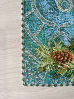 Набор декоративных гобеленовых салфеток Матрешки времена года 32х32 (4 шт.)