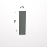 Лофт Бетон темный П 200