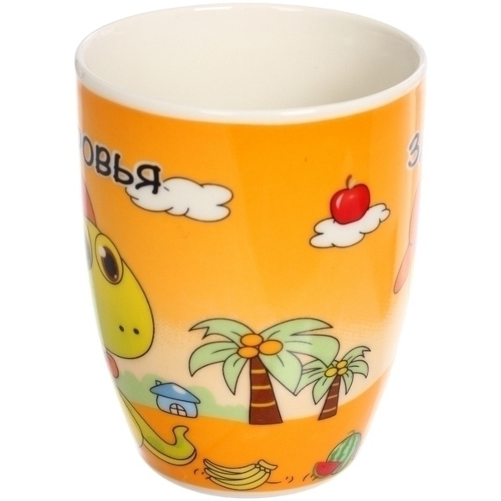 Кружка керамическая 320мл «Славные змейки Пожелания», рисунки микс