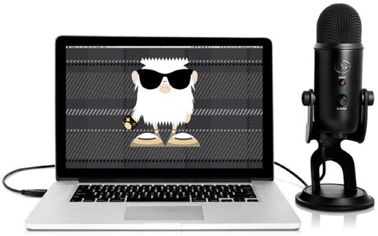 USB-Микрофон Blue Yeti, черный