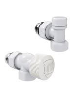 Набор термостатический для радиатора осевой 1/2 Design М30х1.5 Белый Royal Thermo