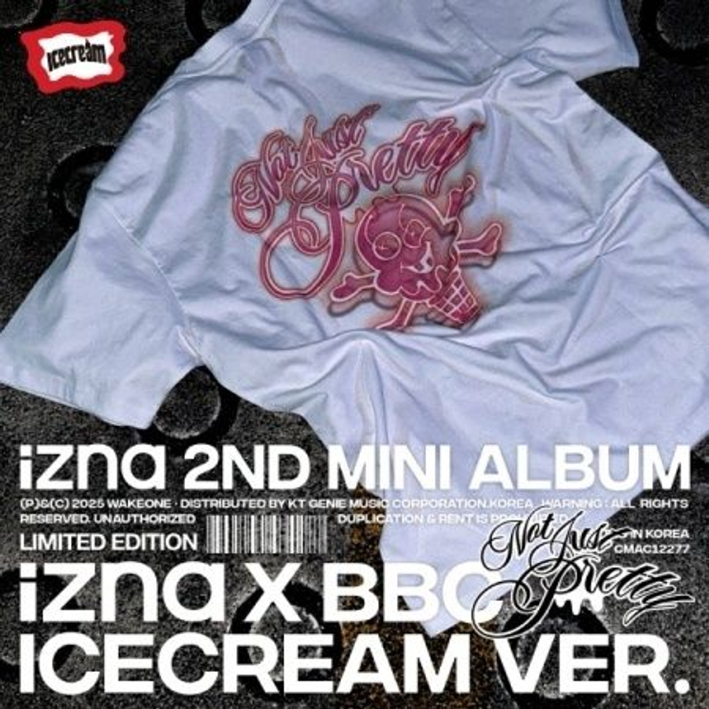 Альбом izna - NOT JUST PRETTY 2nd Mini Album izna X BBC ICECREAM Version (Limited Edition)