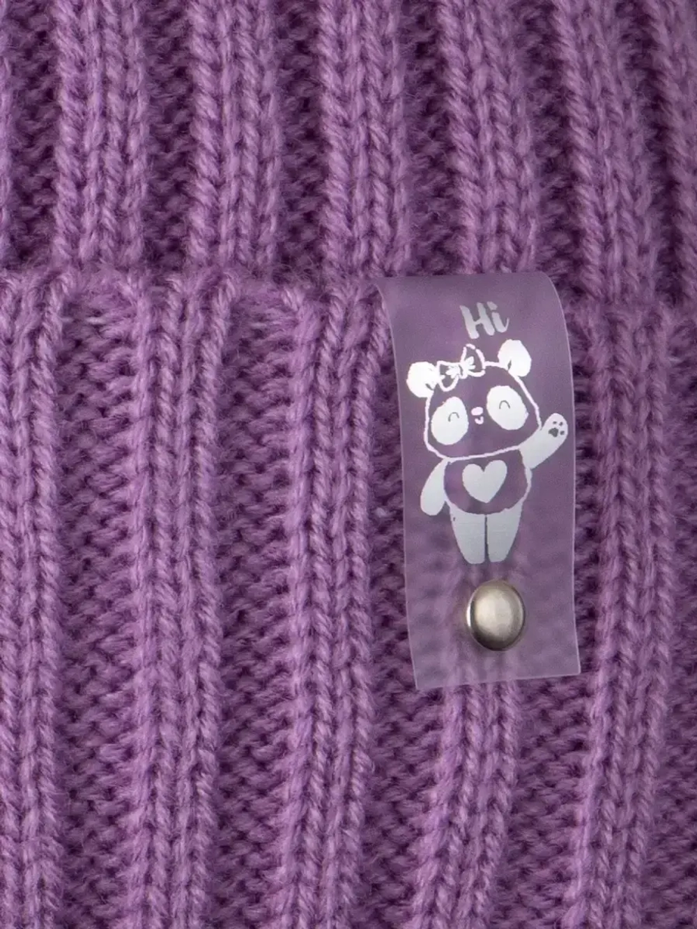 Шапка со снудом для девочки демисезонная