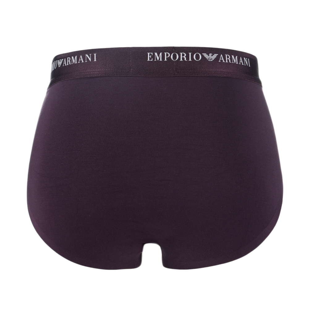 Мужские трусы брифы фиолетовые Emporio Armani 111846_4F511 05093