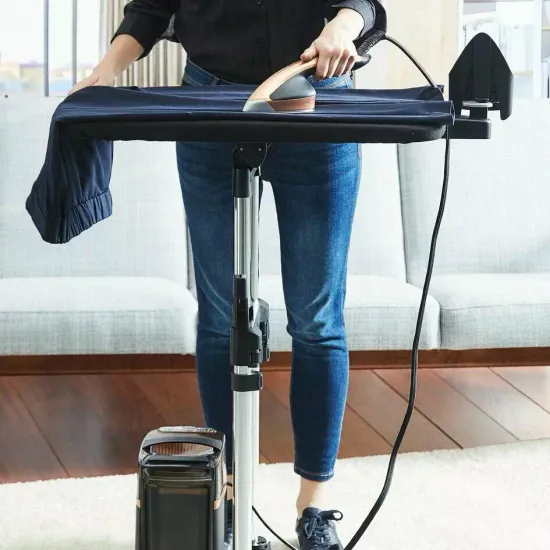 Гладильная система Tefal Ixeo QT2020EO, золотой/черный