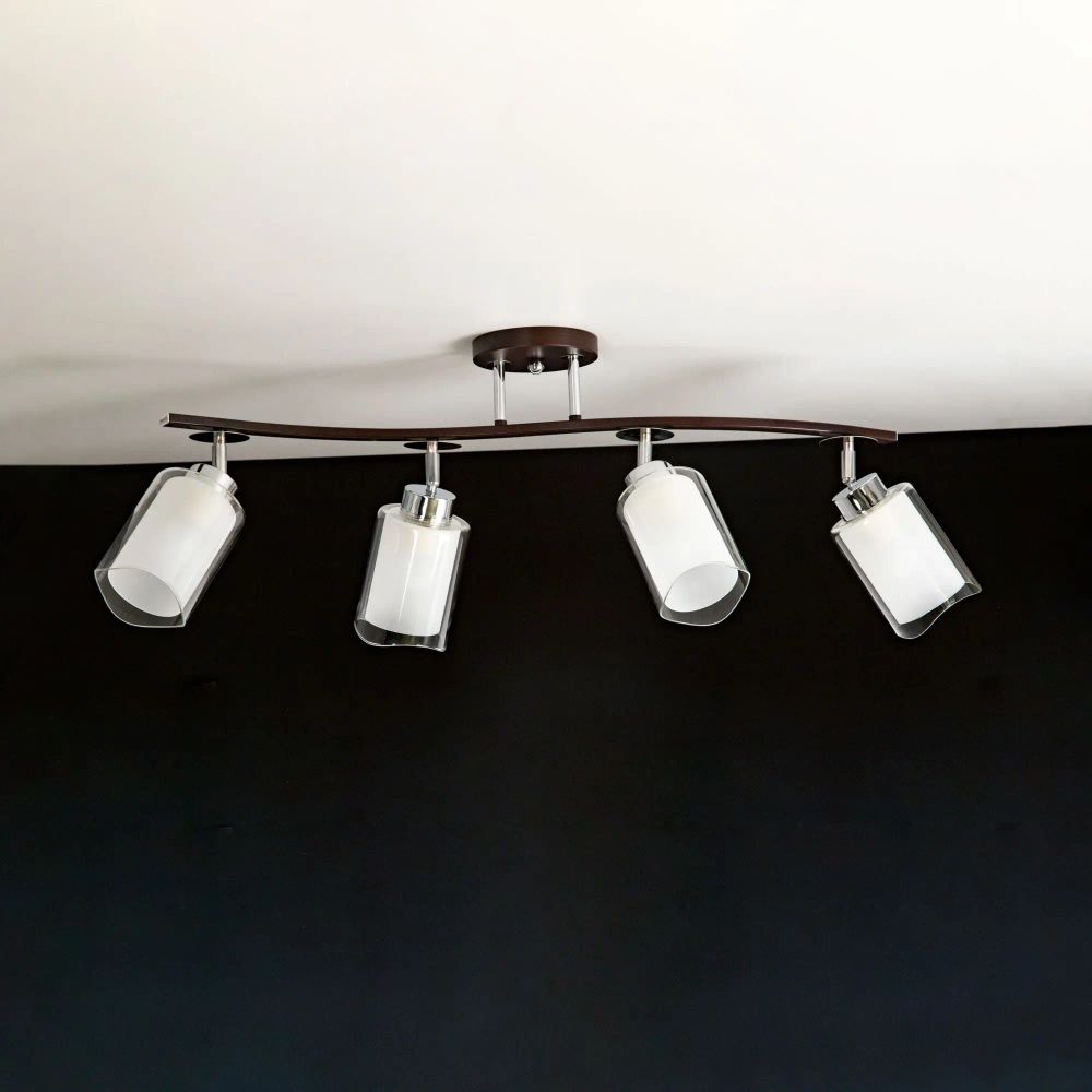 Citilux Фортуна CL156142 Люстра с поворотными плафонами Венге Хром