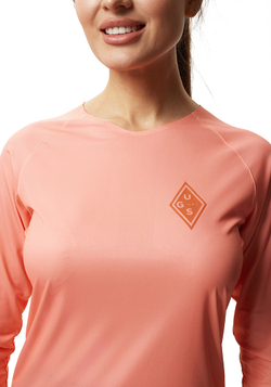 ЛОНГСЛИВ ЖЕНСКИЙ UGS LONG SLEEVES TEE | CORAL ROSE