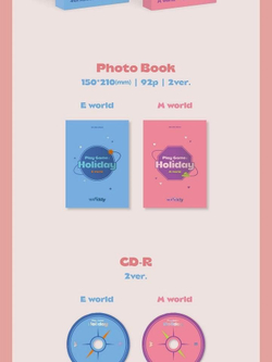 Альбом WEEEKLY - PLAY GAME : HOLIDAY 4th Mini Album 2 Version SET