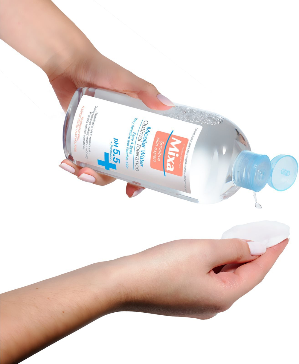 MIXA Optimal Tolerance - мицеллярная вода для успокоения /   400  ml  / GTIN 3600550476040