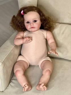 Кукла Реборн мягконабивная 60см в пакете (FA-157)