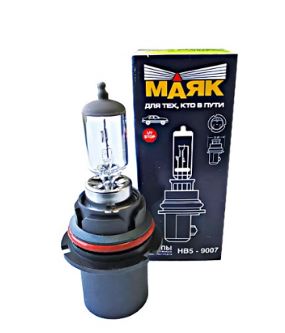Автолампа HВ5(9007) 12V 60/55W (РX29t) Маяк Super White #59007