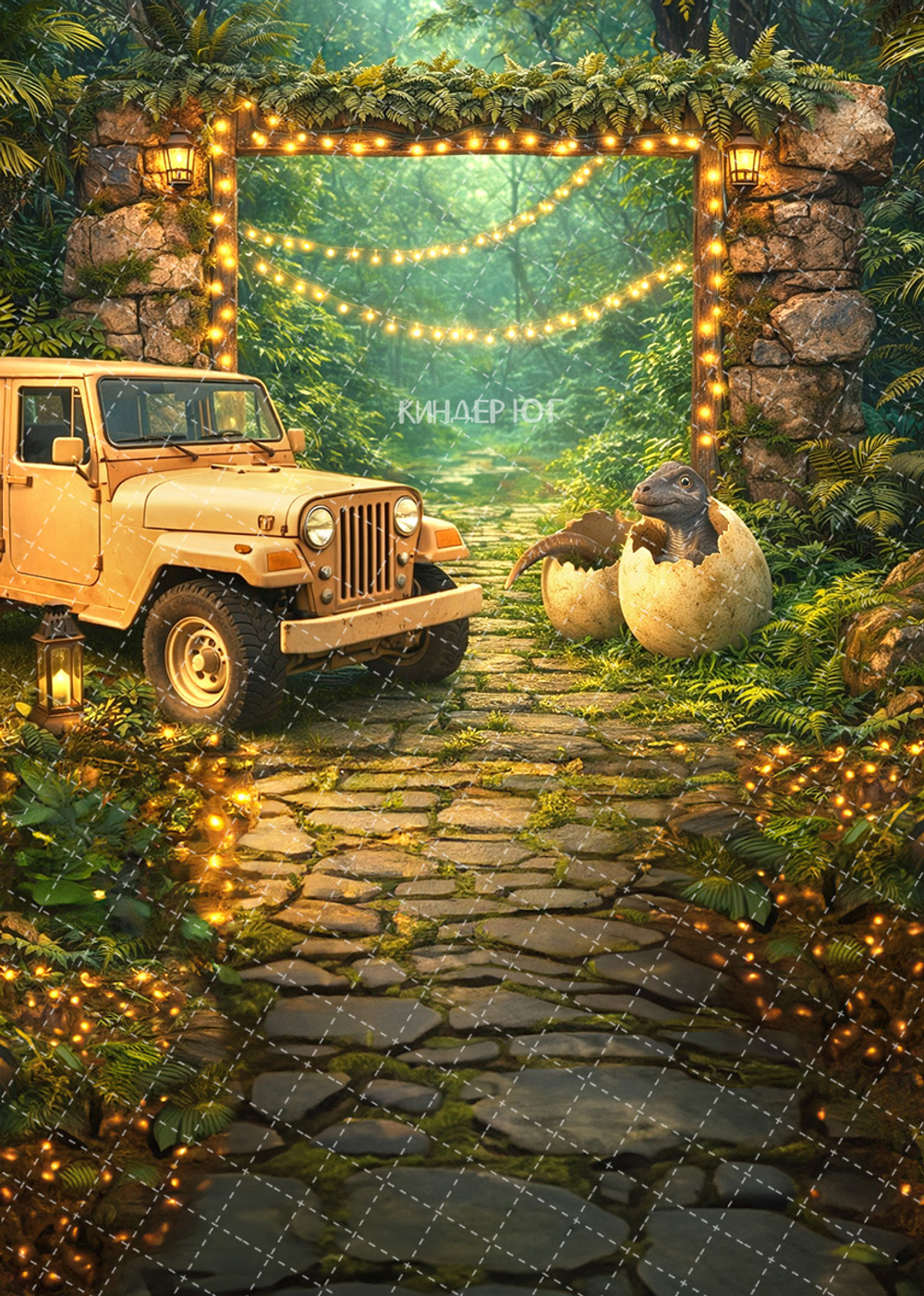 Фотофон "Дино парк" арт. ФФ904-45