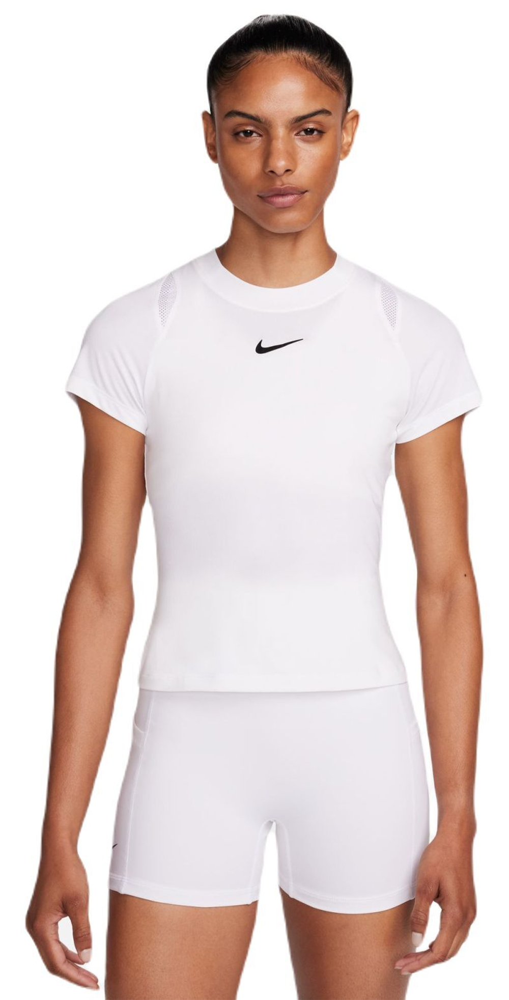 Женская теннисная футболка Nike Court Dri-Fit Advantage Top - White