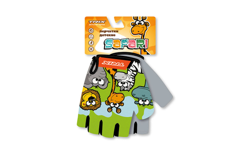 Перчатки TRIX nw  Safari детск., 7XS, коротк. пальцы, гелев. вставки, дышащая лайкра/искусств. замша, антискользящие