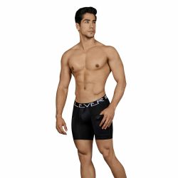 Мужские трусы боксеры черные Clever CONNECTION LONG BOXER 015311
