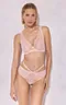 Бюстгальтер Glossy Iris M Bralette Beige/Pink