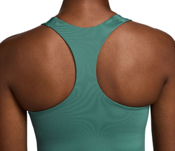 Женский топ теннисный Nike Dri-Fit Swoosh Bra Tank - зеленый