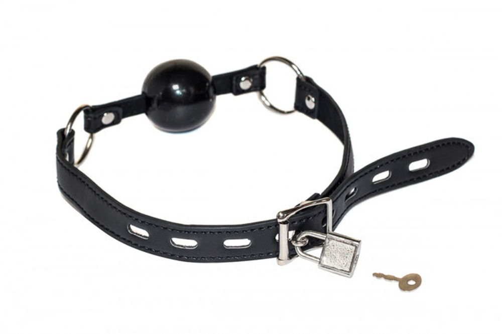 Кляп Party Hard Sequin (Цвет: черный)