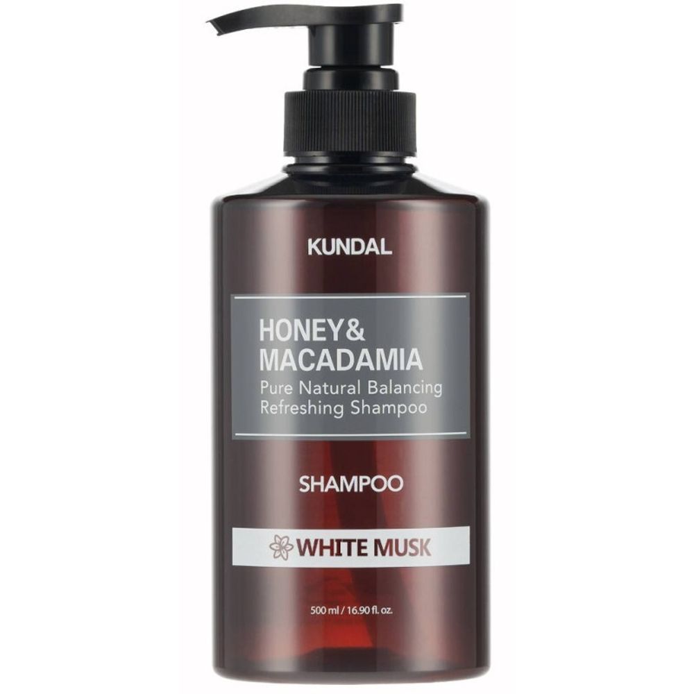 Kundal Honey&amp;Macadamia Shampoo White Musk парфюмированный шампунь с маслом макадамии &quot;Белый мускусный парфюм&quot;