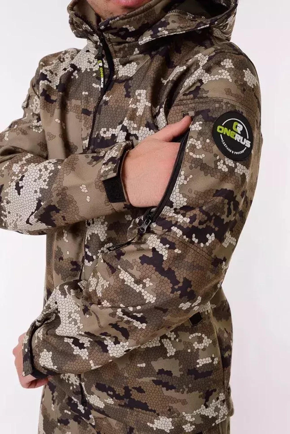 Демисезонный мужской костюм Onerus Тактика (Полофлис) Бежевый