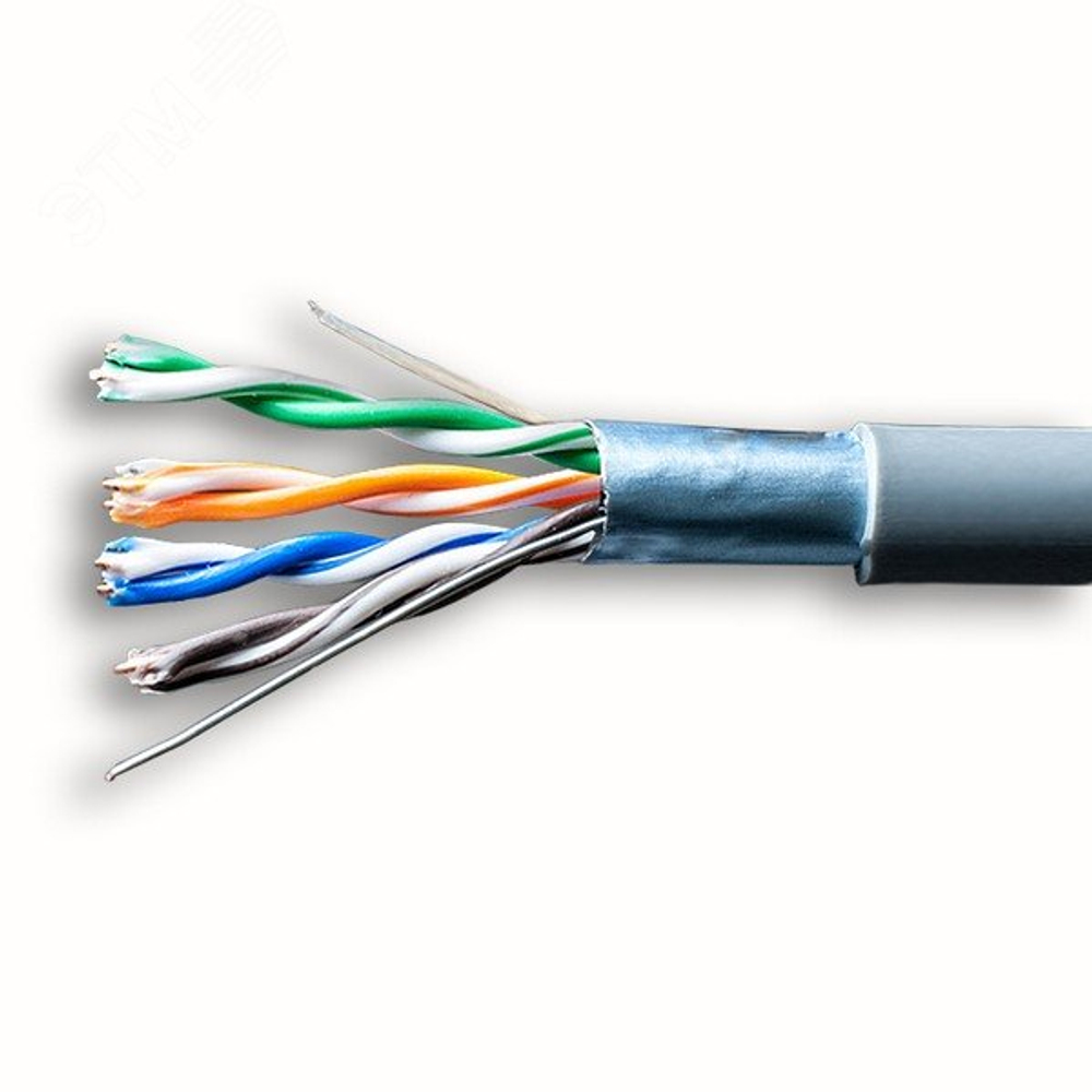 Витая пара F/UTP кат 5e 4х2х0.51 AWG24 Premium PVC IN 100м