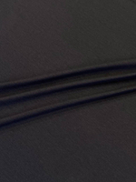 Трикотаж хлопок с шелком черный